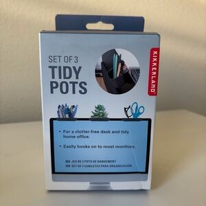 Kikkerland Tidy Pots - Set of 3